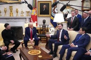 Зеленський і Трамп на зустрічі в Овальному кабінеті щодо візиту Кушнера та Віткоффа до Києва